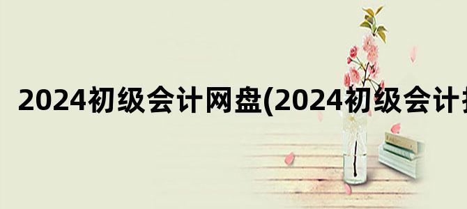 '2024初级会计网盘(2024初级会计报名)'