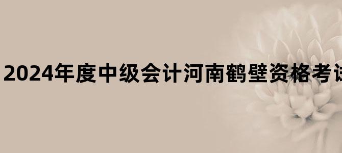 '2024年度中级会计河南鹤壁资格考试宣布取消公告！'