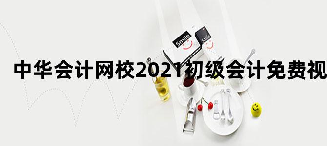 中华会计网校2021初级会计免费视频