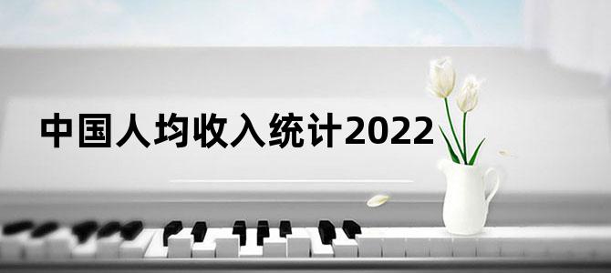 中国人均收入统计2022