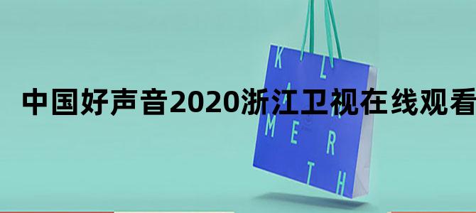 中国好声音2020浙江卫视在线观看