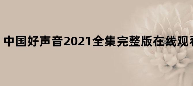 中国好声音2021全集完整版在线观看-综艺-乐影客