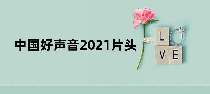 中国好声音2021片头