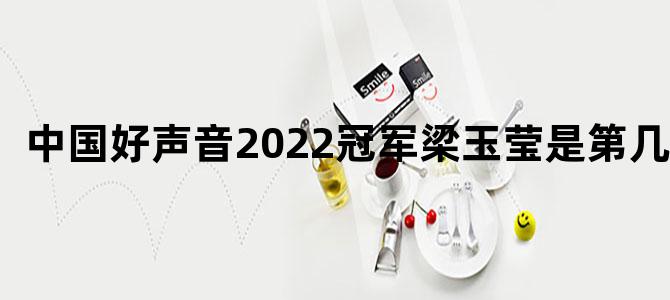 中国好声音2022冠军梁玉莹是第几季
