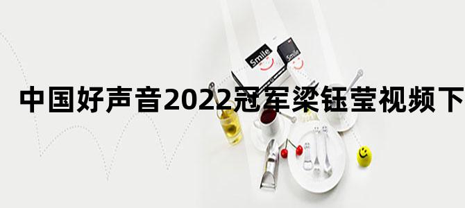 中国好声音2022冠军梁钰莹视频下载
