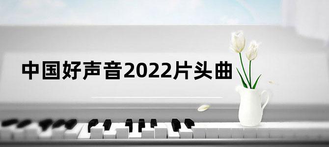 中国好声音2022片头曲