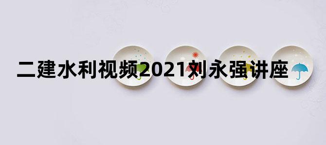 二建水利视频2021刘永强讲座