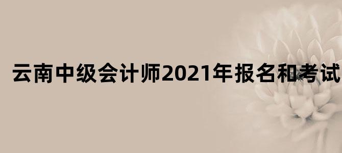 云南中级会计师2021年报名和考试时间