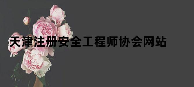 天津注册安全工程师协会网站