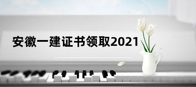安徽一建证书领取2021