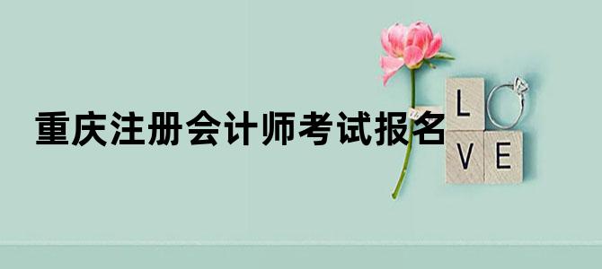 重庆注册会计师考试报名
