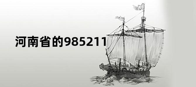 河南省的985211