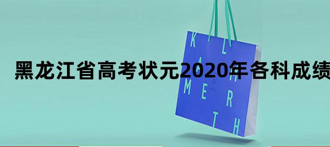 黑龙江省高考状元2020年各科成绩