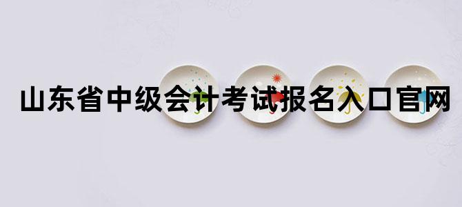 '山东省中级会计考试报名入口官网'