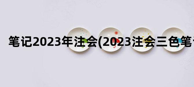 '笔记2023年注会(2023注会三色笔记)'
